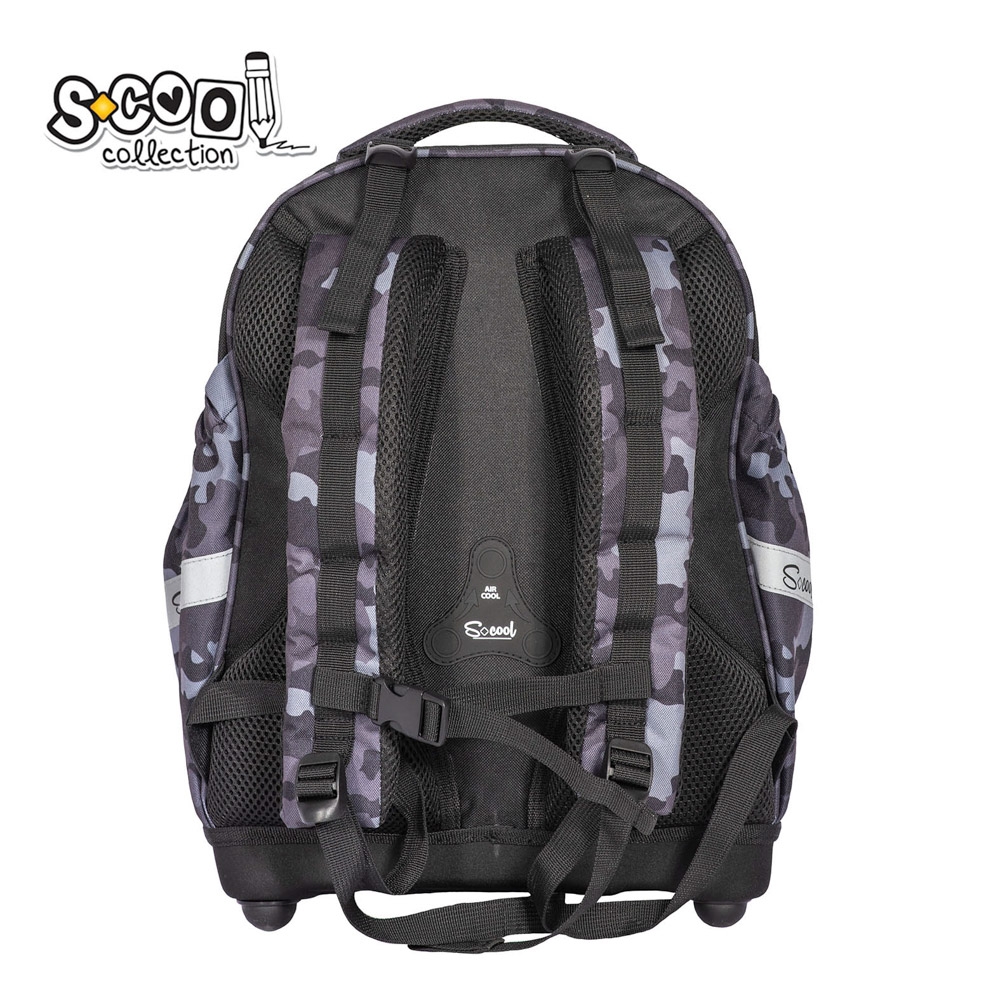 Ghiozdan anatomic, 38x39x19.5 cm, AIR FORCE - S-COOL - imagine 4