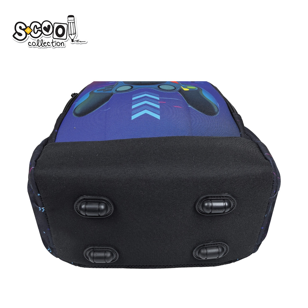 Ghiozdan ergonomic, 40x29x14 cm, GAME OVER - S-COOL - imagine 4