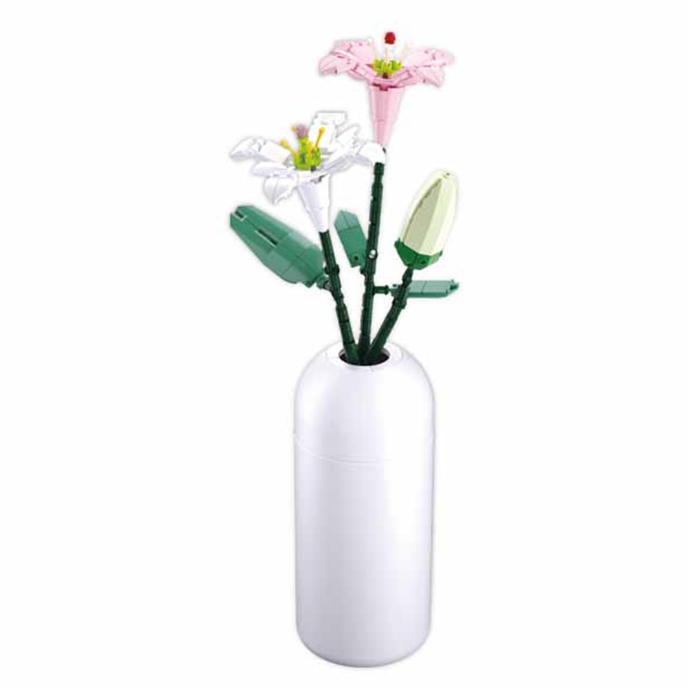 Set de Constructie Flowers, 247 piese, Crin - Sluban - imagine 3