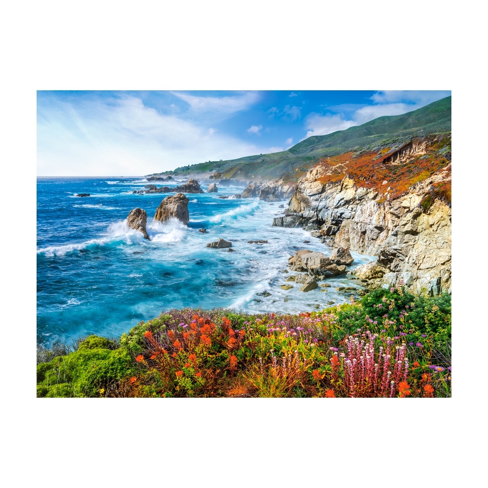Puzzle 2000 piese, Coasta Big Sur - Castorland - imagine 2