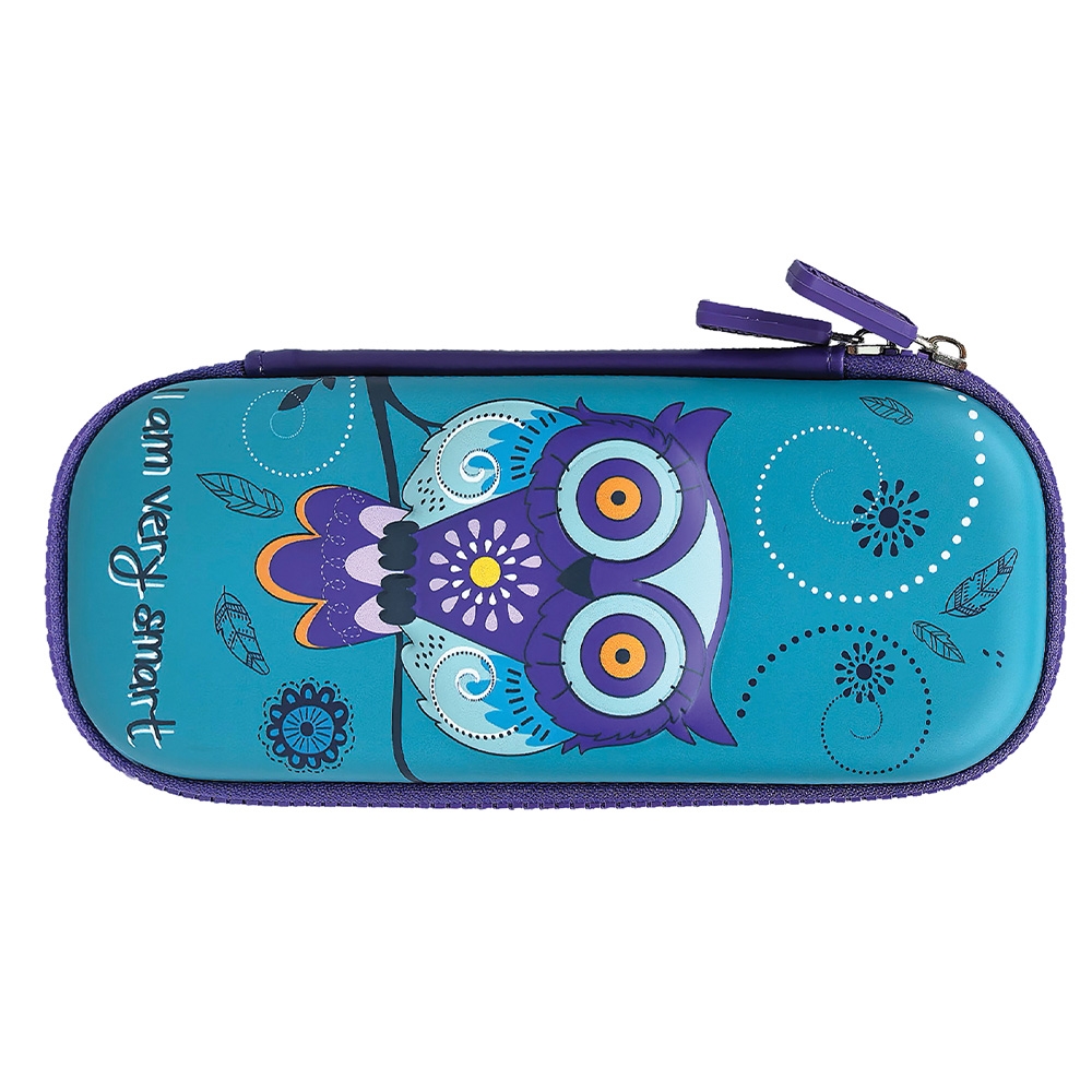 Penar borseta, 3D, 1 fermoar, 22x11x5 cm, OWL - S-COOL - imagine 3
