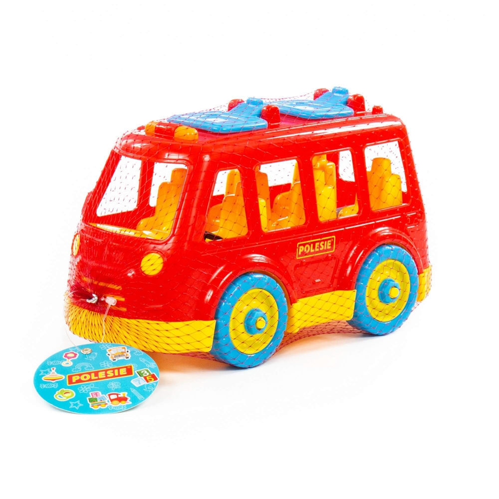 Autobuz demontabil, 26,5X14,5X15,5 cm, Polesie - imagine 4
