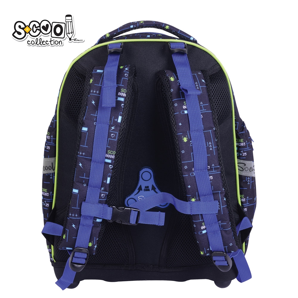 Ghiozdan anatomic, 39x33x18 cm, GAMER - S-COOL - imagine 4