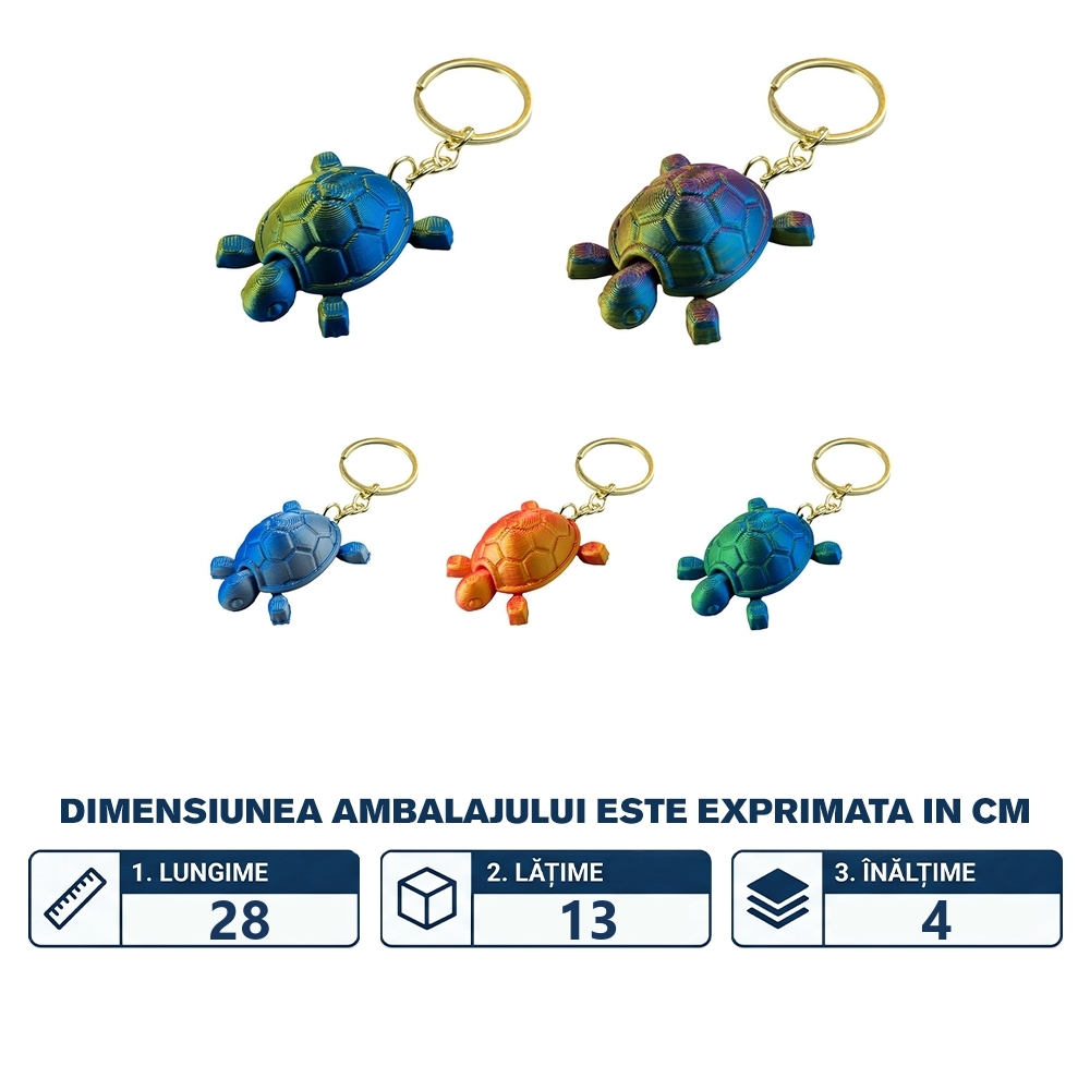 Breloc 3D, Broasca Testoasa - imagine 2