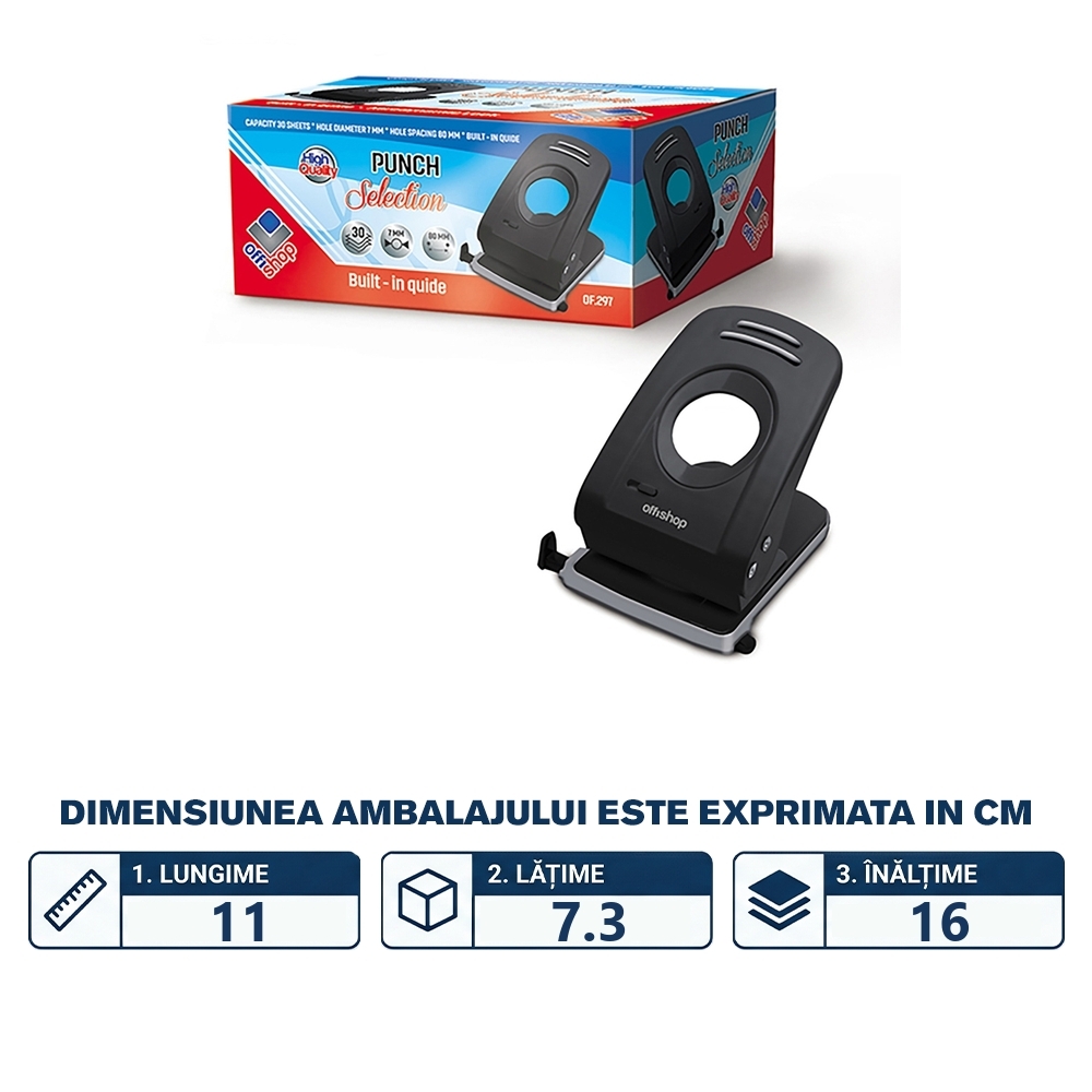 Perforator plastic, 30 coli, Selection - OFFISHOP - imagine 2