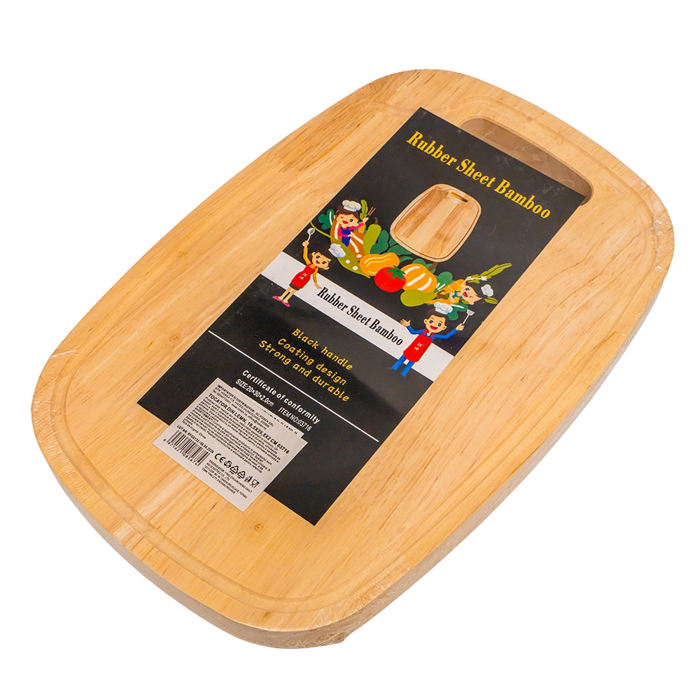 Tocator din lemn, 19,5x29,5x2 cm - imagine 3