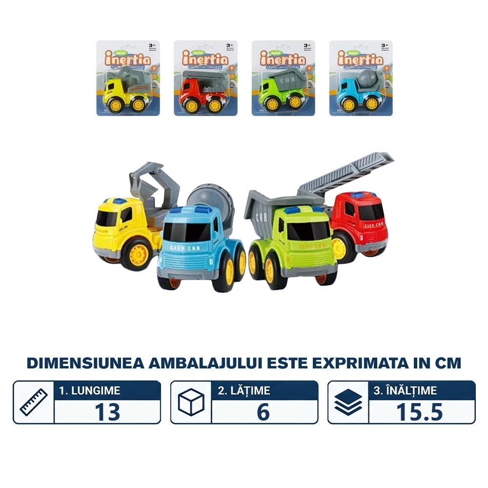 Ultilaj constructii, cu frictiune, diverse modele, 1 buc/blister - imagine 2