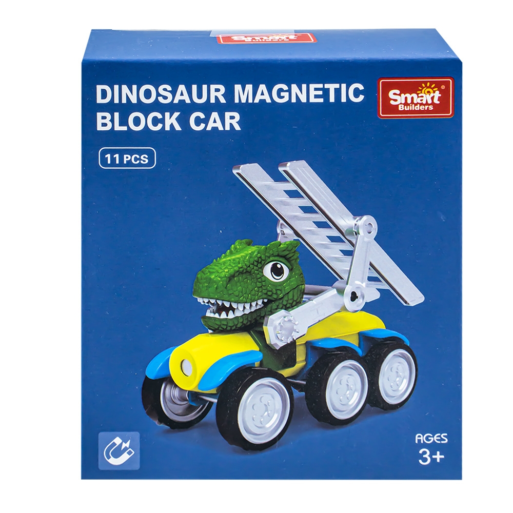 Jocuri constructii magnetic, 12 buc/set - imagine 4