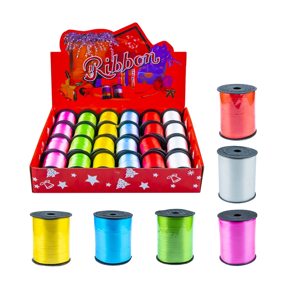Rafie color, 0.5cm x 10m/rola, 24 role/set