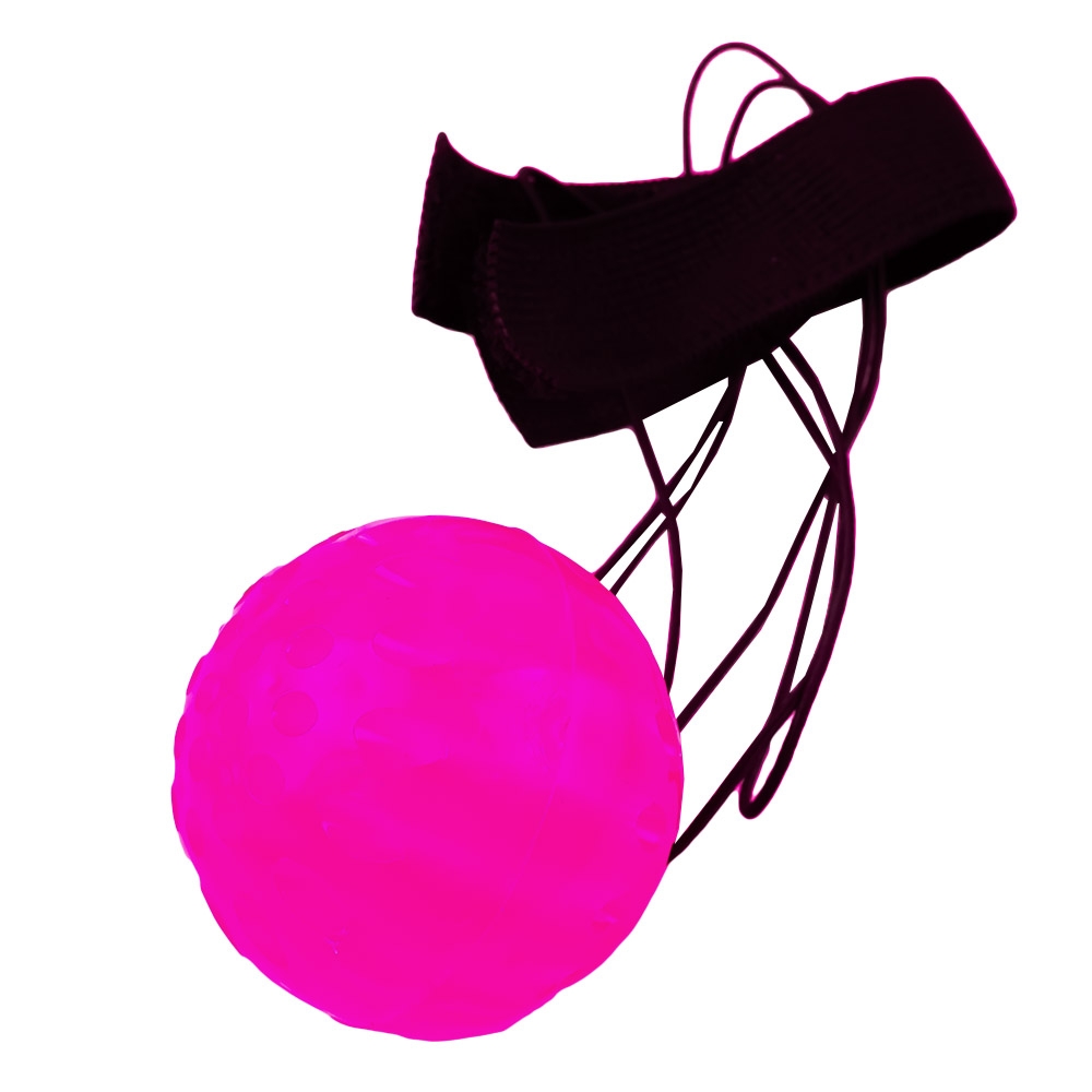 Bungee ball cu lumina, 6 cm - imagine 4