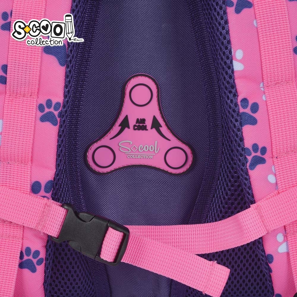 Ghiozdan anatomic, 39x33x18 cm, THINK PINK - S-COOL - imagine 9