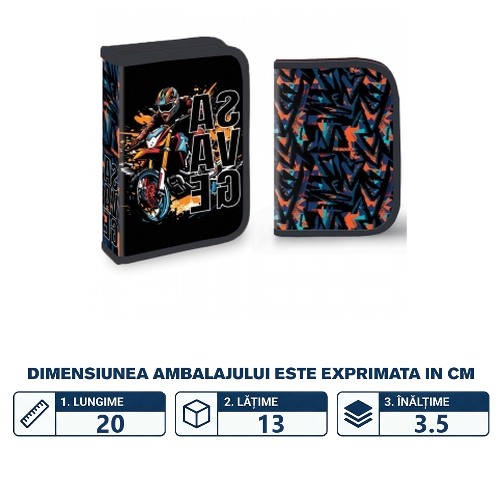 Penar echipat, 1 fermoar, 2 extensii, 30 piese, SAVAGE - YOLLO - imagine 2
