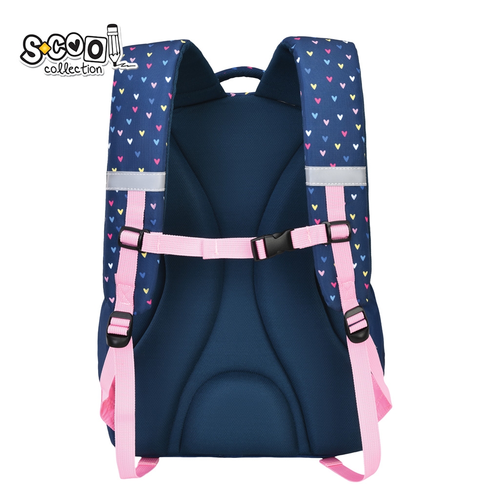 Ghiozdan anatomic URBAN, 43x29x22 cm, HEARTS - S-COOL - imagine 4