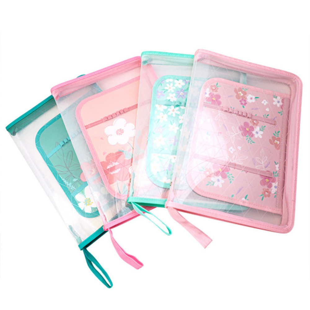 Organizer A4 transparent, cu fermoar - OFFISHOP - imagine 8