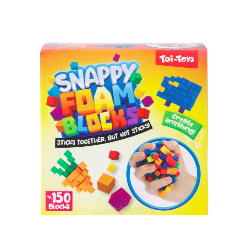 Cuburi constructii mini, autoadezive, din spuma, 1 cm - Toi-Toys - imagine 7