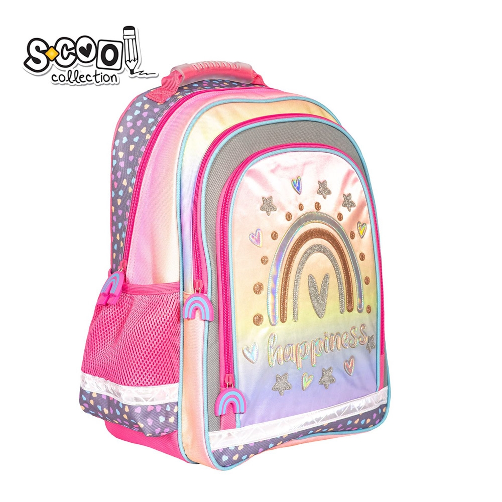 Ghiozdan ergonomic HAPPINESS, 40.5x29x13.5 cm - S-COOL - imagine 3
