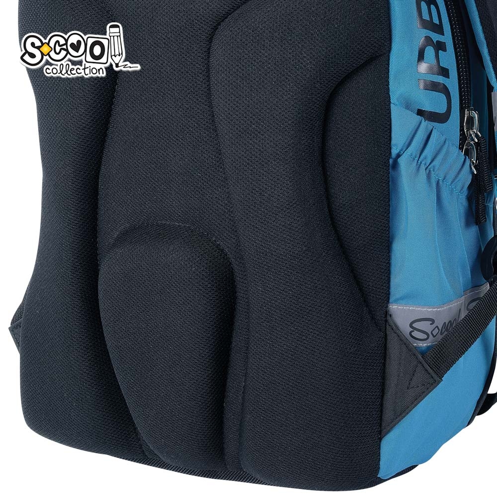 Ghiozdan anatomic light, URBAN, 41x28x17 cm, BLUE - S-COOL - imagine 9