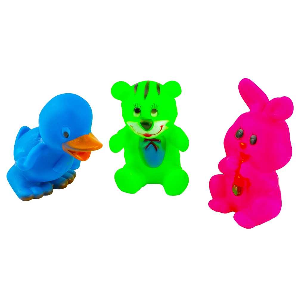 Jucarii chitaitoare - Animale, 3buc/set - imagine 4