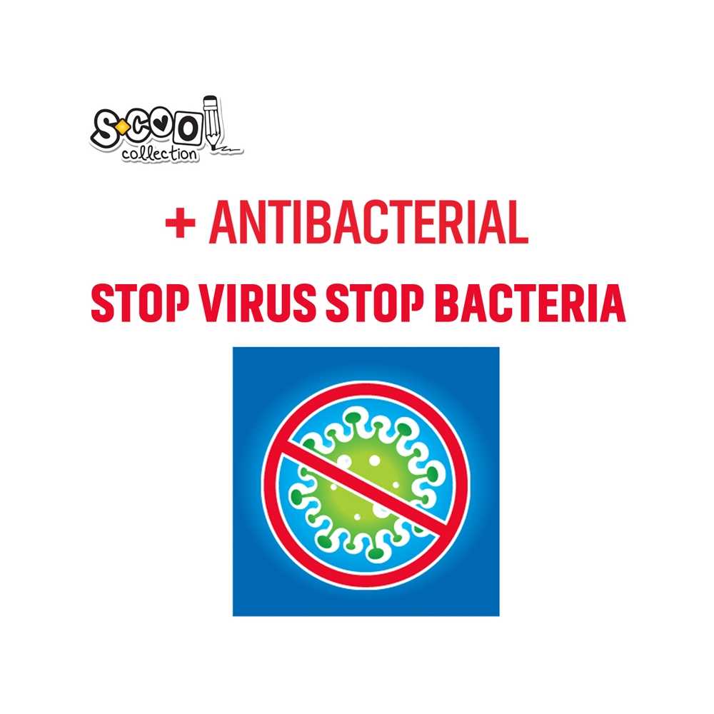 Creion grafit antibacterial, HB, tabla inmultirii - S-COOL - imagine 4
