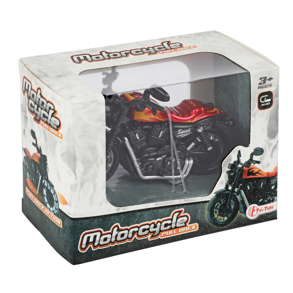 Motocicleta Chopper, din metal - Toi-Toys - imagine 4