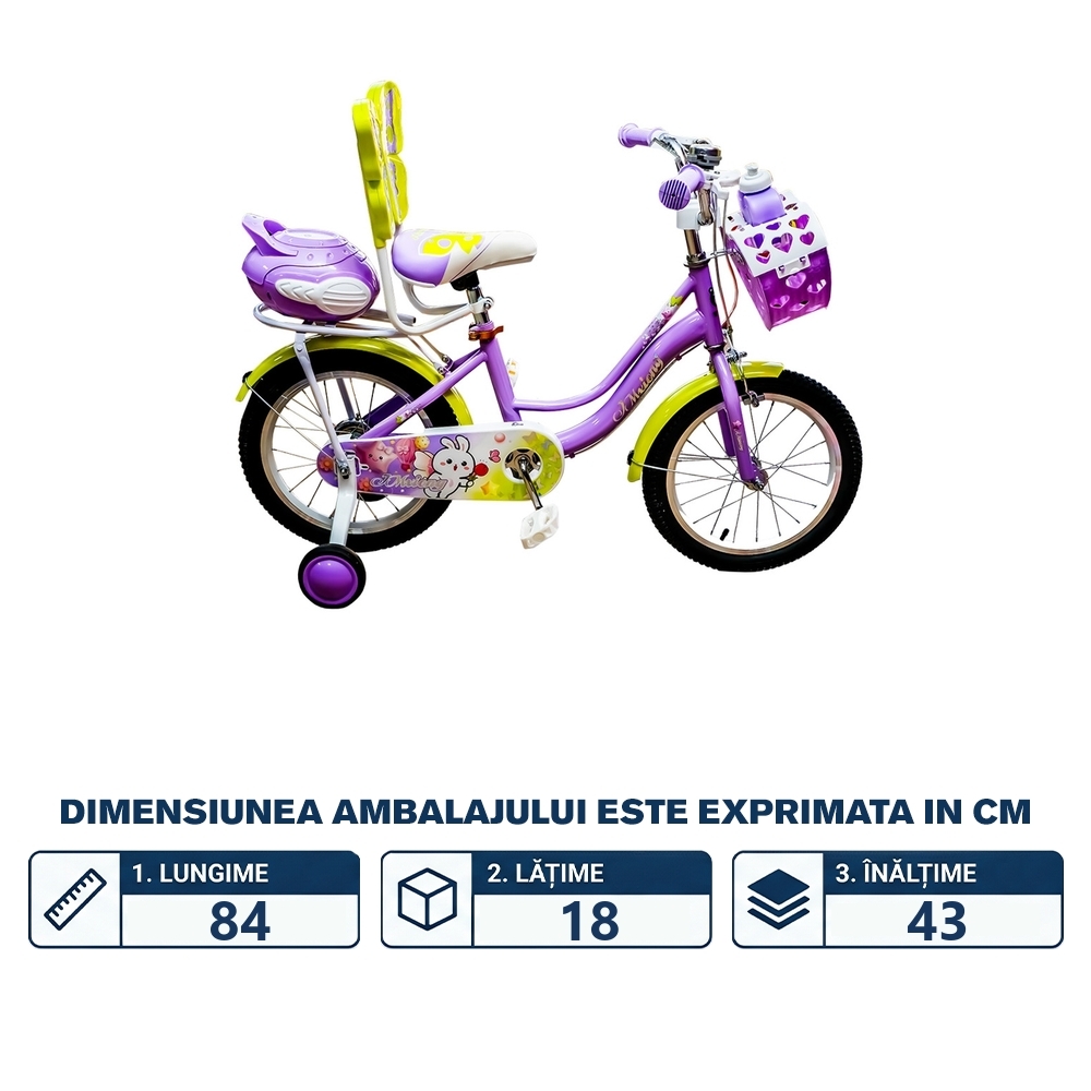 Bicicleta copii, nr. 14 - imagine 2