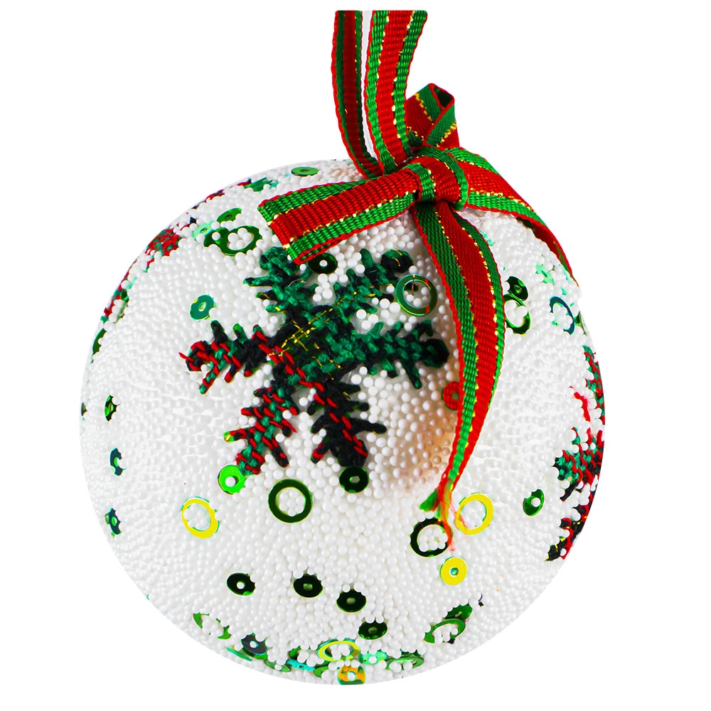 Globuri pom Craciun, 8 cm, 3 buc/set - imagine 3