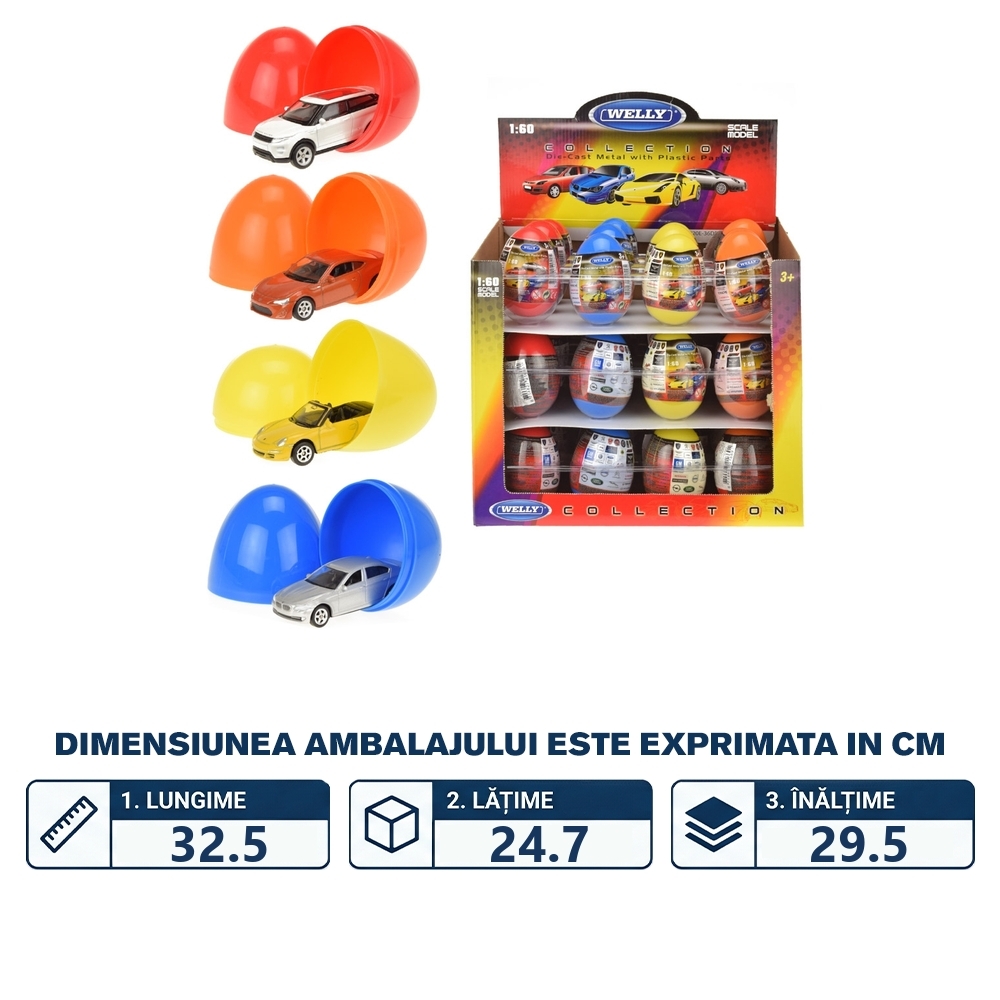 Masinuta Welly in ou surpriza - Toi-Toys - imagine 2