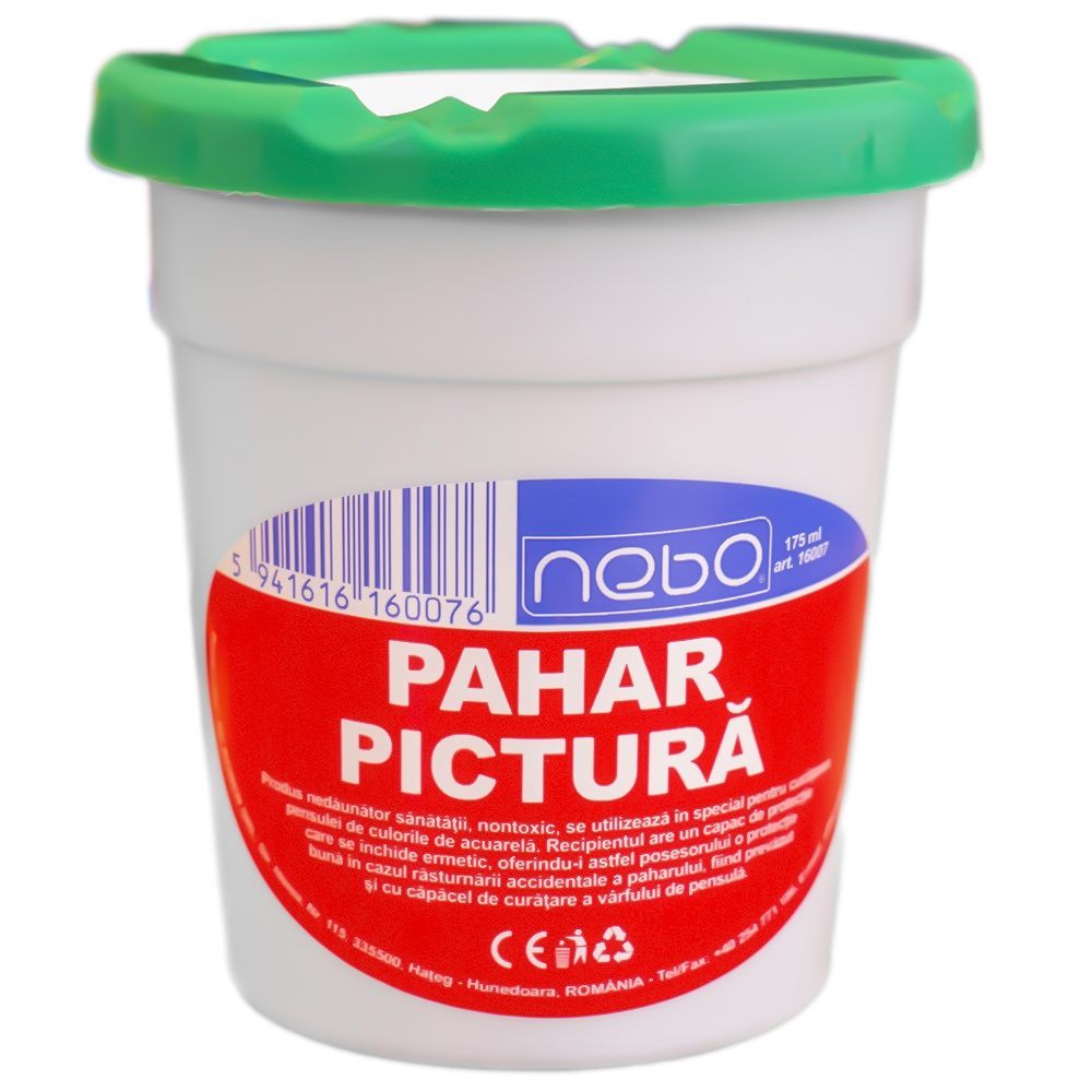 Pahar pictura mare cu capac - NEBO - imagine 5