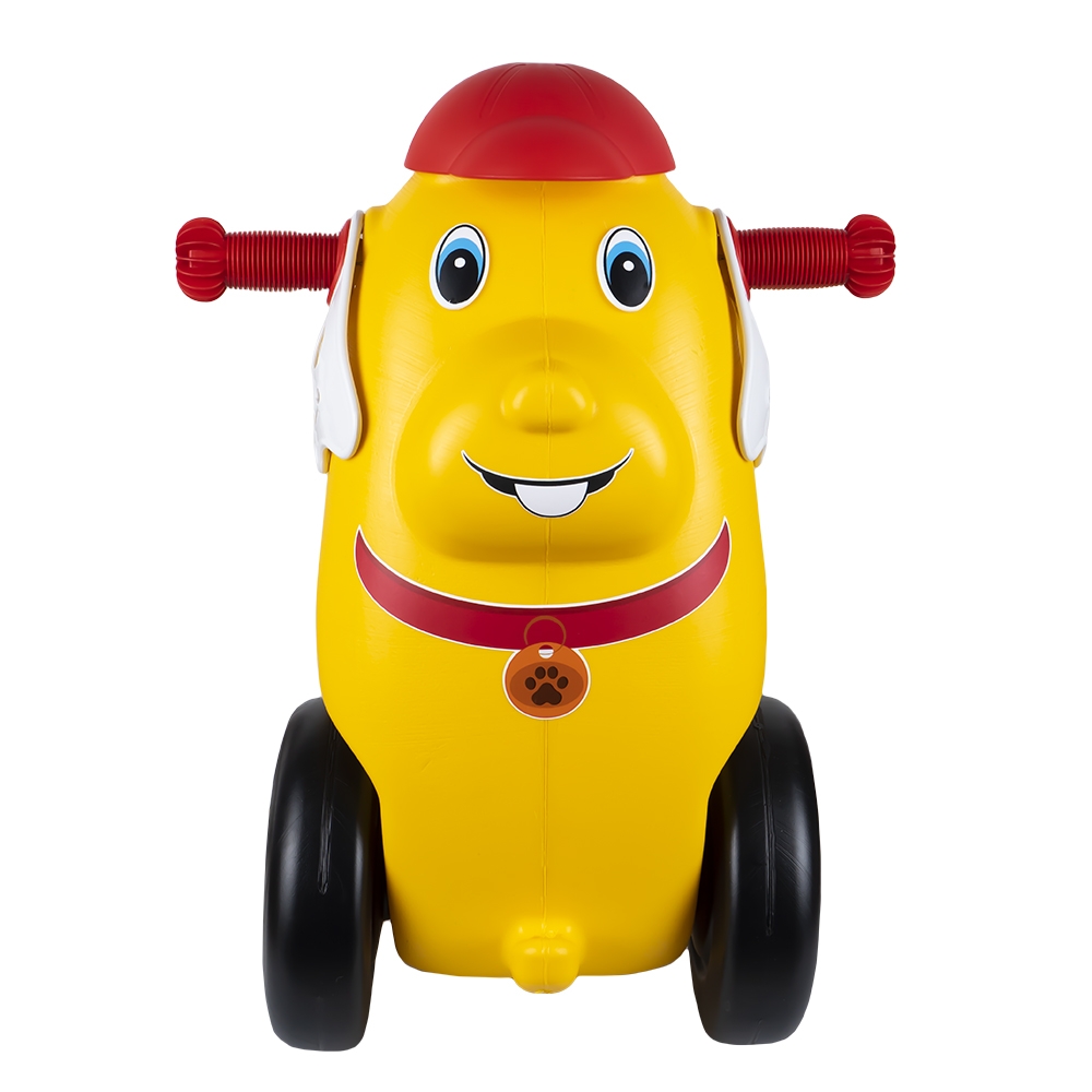 Catel cu roti, galben - ROBENTOYS - imagine 6
