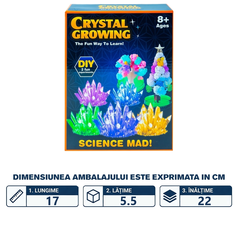 Set educativ - Cresterea cristalelor - imagine 2