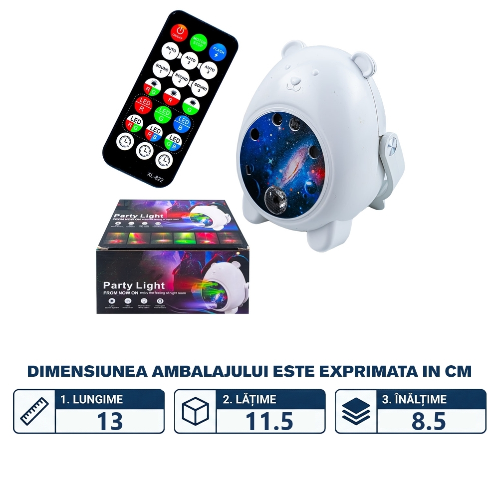 Proiector cu bluetooth si boxe - imagine 2