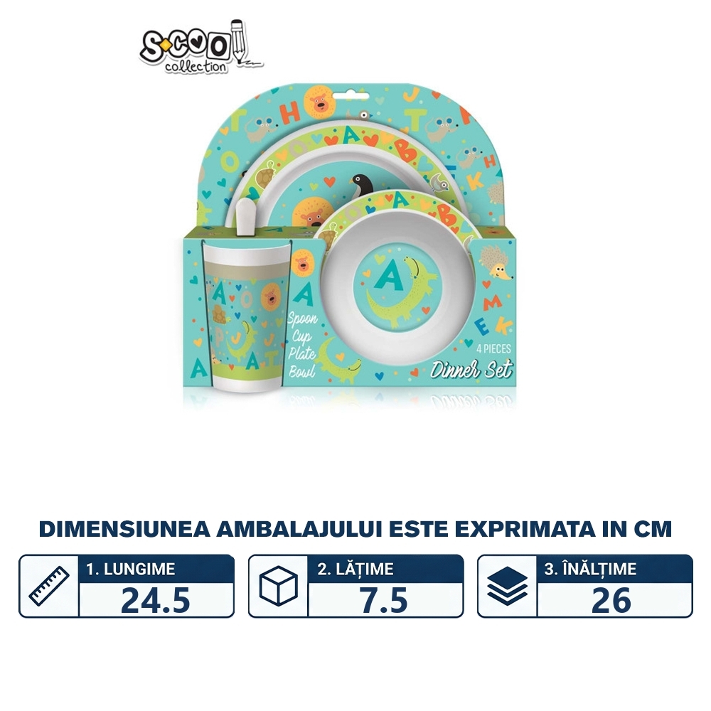 Set vesela + tacamuri - S-COOL - imagine 2