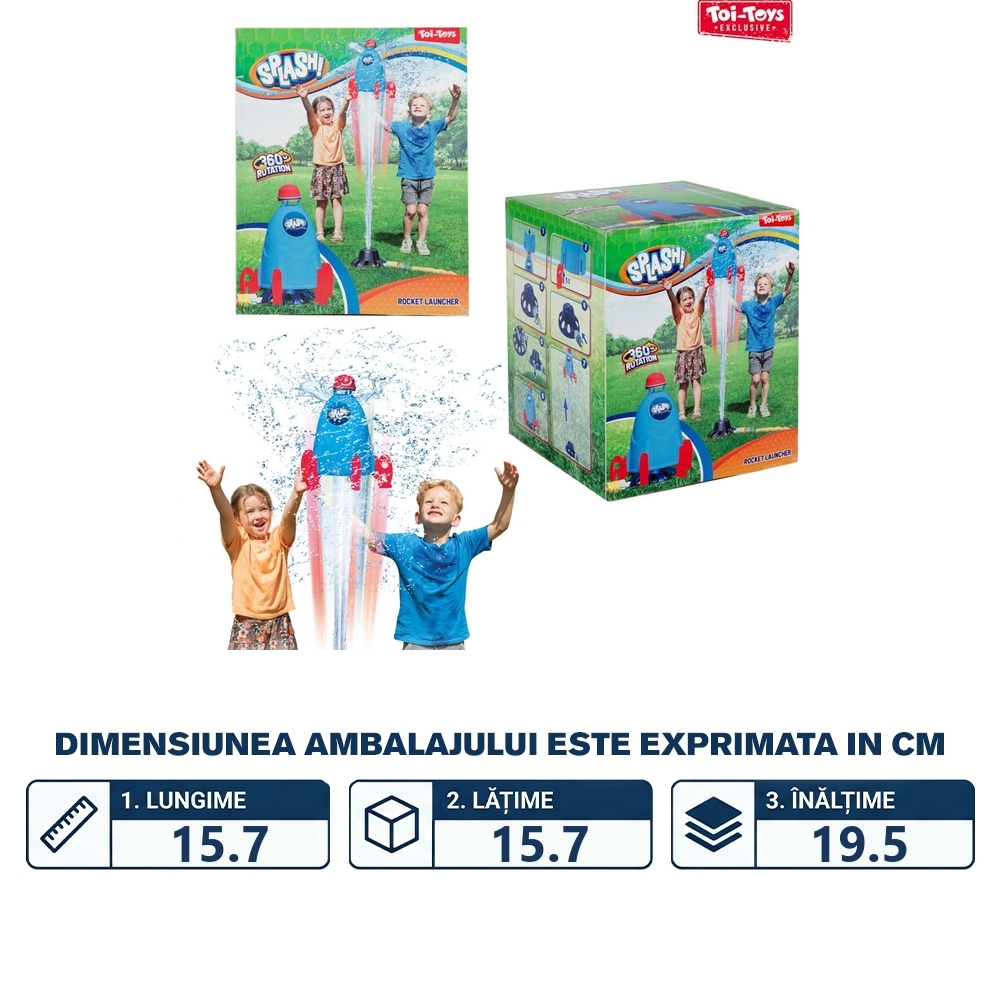 Aspersor de apa pentru copii, Racheta - Toi-Toys - imagine 2