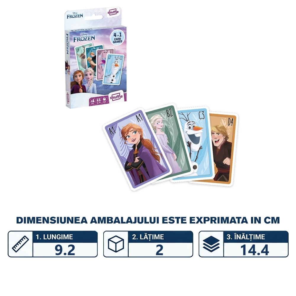 Joc 4 in 1 Frozen 2, Shuffle Fun - imagine 2