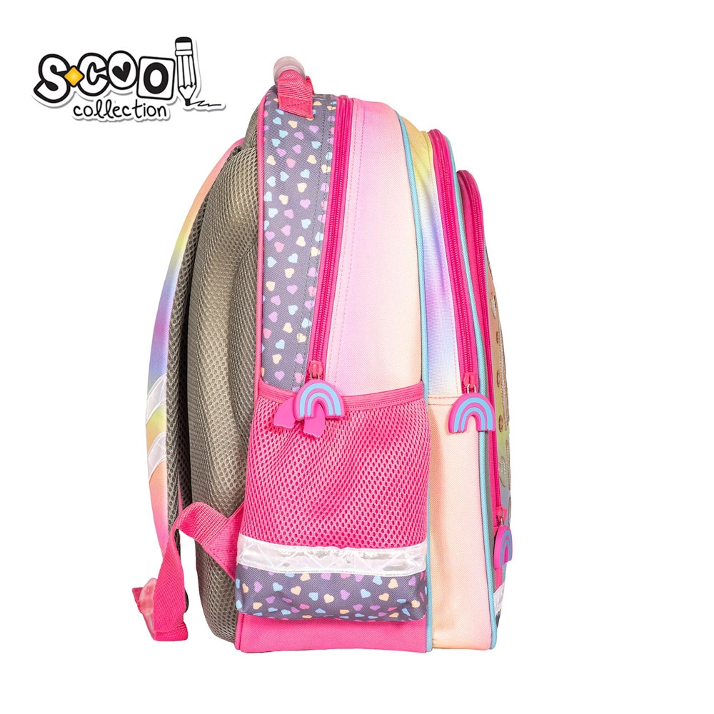 Ghiozdan ergonomic HAPPINESS, 40.5x29x13.5 cm - S-COOL - imagine 4