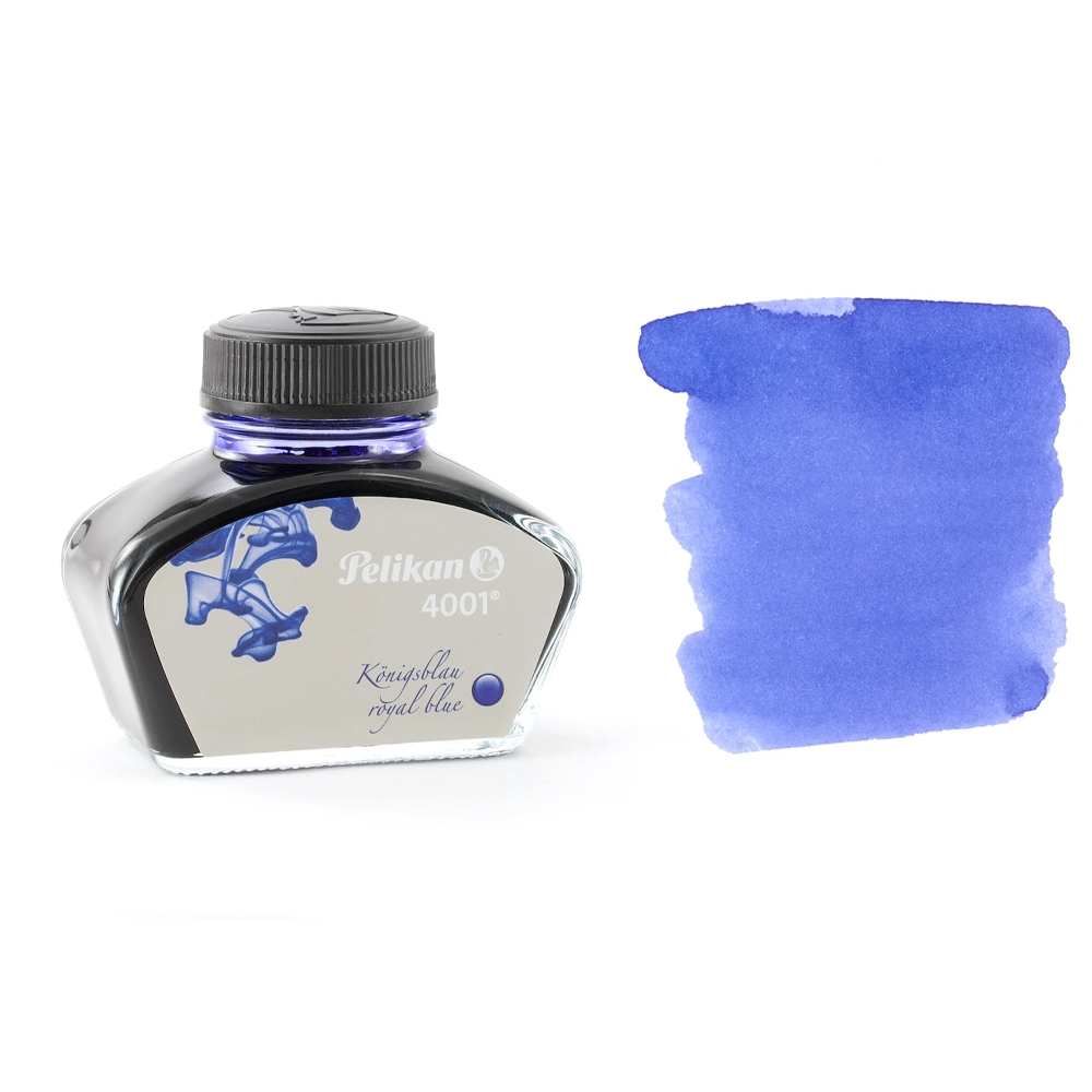 Cerneala 4001 la borcan 30 ml albastru royal corectabila - imagine 2