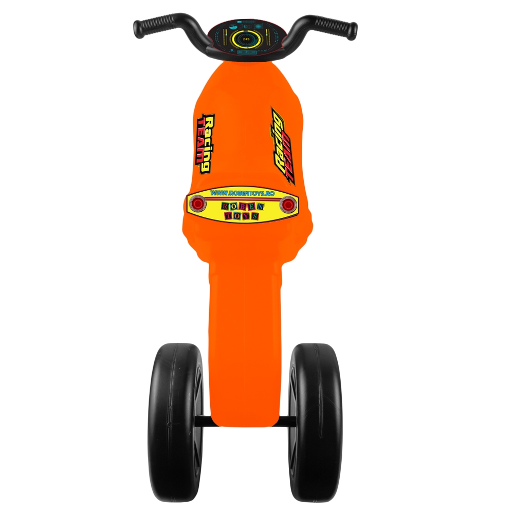 Motocicleta fara pedale, portocalie - ROBENTOYS - imagine 6