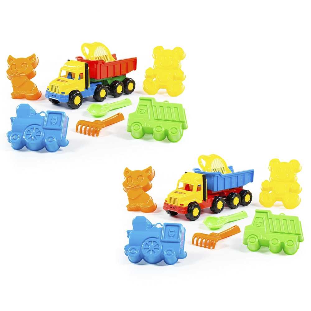 Camion Favorite + accesorii nisip, 30x16x16.5 cm - Polesie