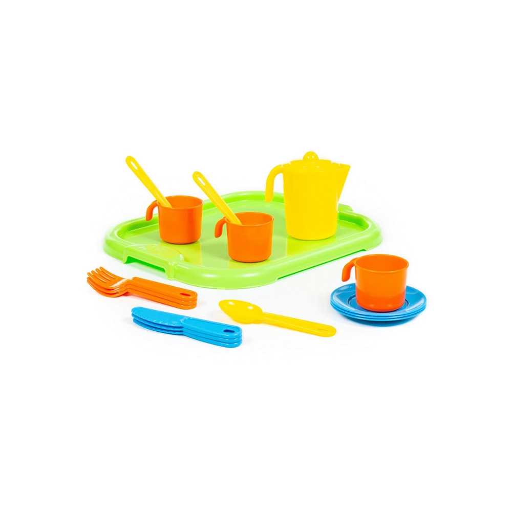 Cescute ceai + tavita si accesorii, Polesie - imagine 4