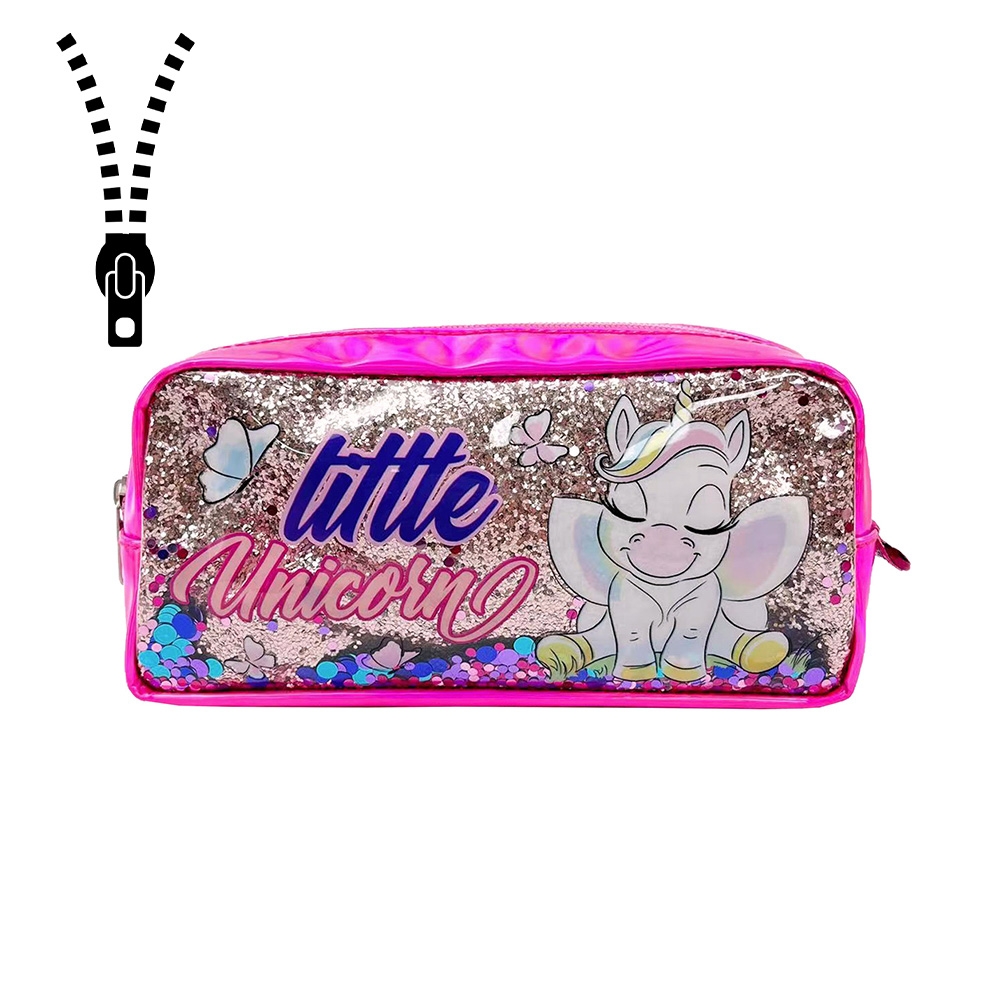 Penar borseta paiete, LITTLE UNICORN, 22x11x5.5 CM - S-COOL - imagine 4