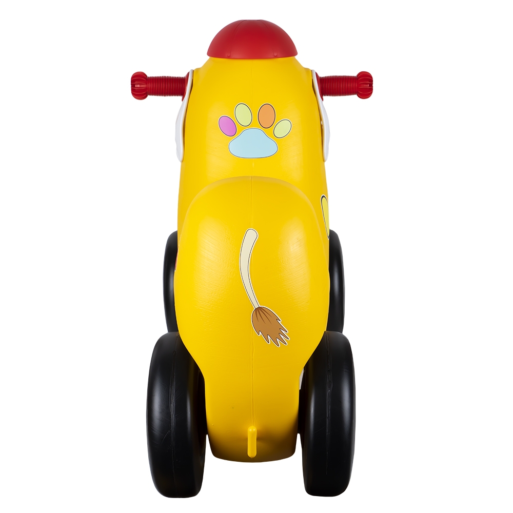Catel cu roti, galben - ROBENTOYS - imagine 4