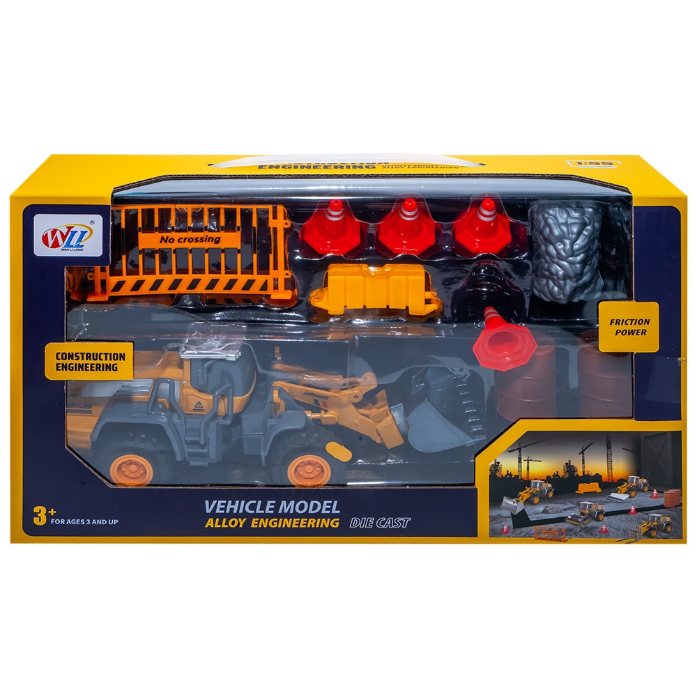 Utilaj constructii, din metal + accesorii, 10 buc/set - imagine 5