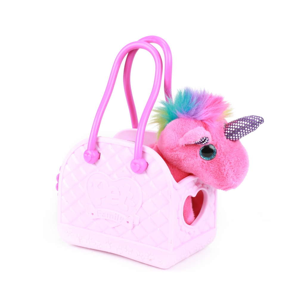 Unicorn din plus, cu gentuta - Toi-Toys - imagine 5