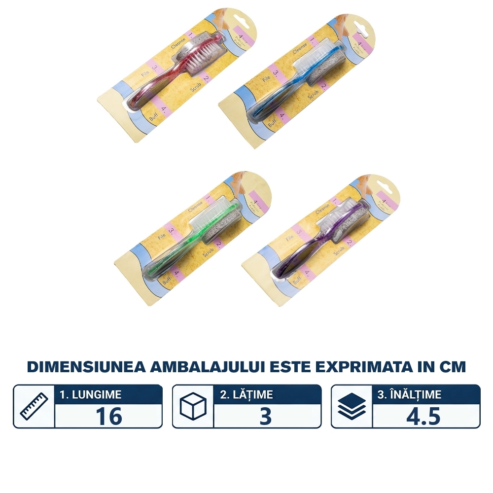 Set pentru calcaie, 4in1 - imagine 2