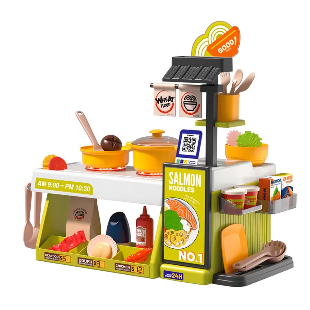 Play set Bucatarie, cu lumina si sunet, 47 piese - imagine 3