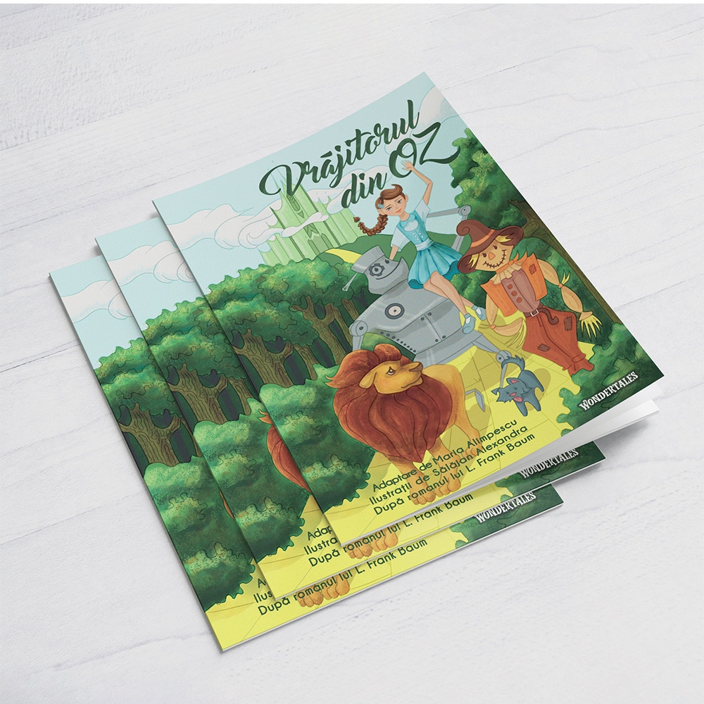 Carte de colorat, Vrajitorul din Oz - WONDERTALES - imagine 5