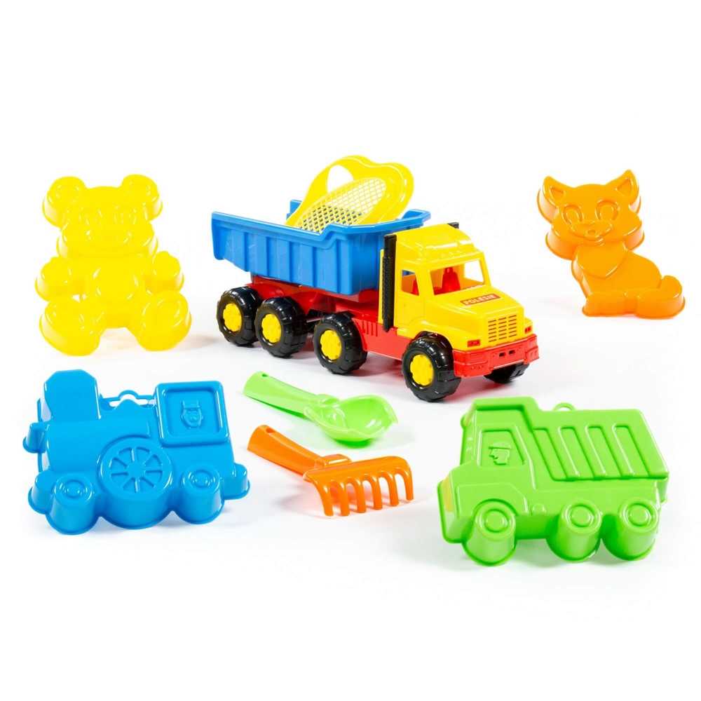 Camion Favorite + accesorii nisip, 30x16x16.5 cm - Polesie - imagine 5