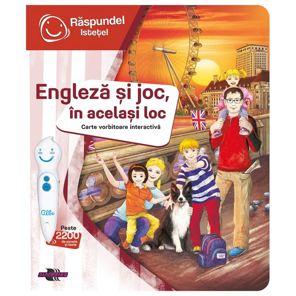 Raspundel Istetel, Carte - Engleza si joc, in acelasi loc, ALBI - BLACKFIRE - imagine 3