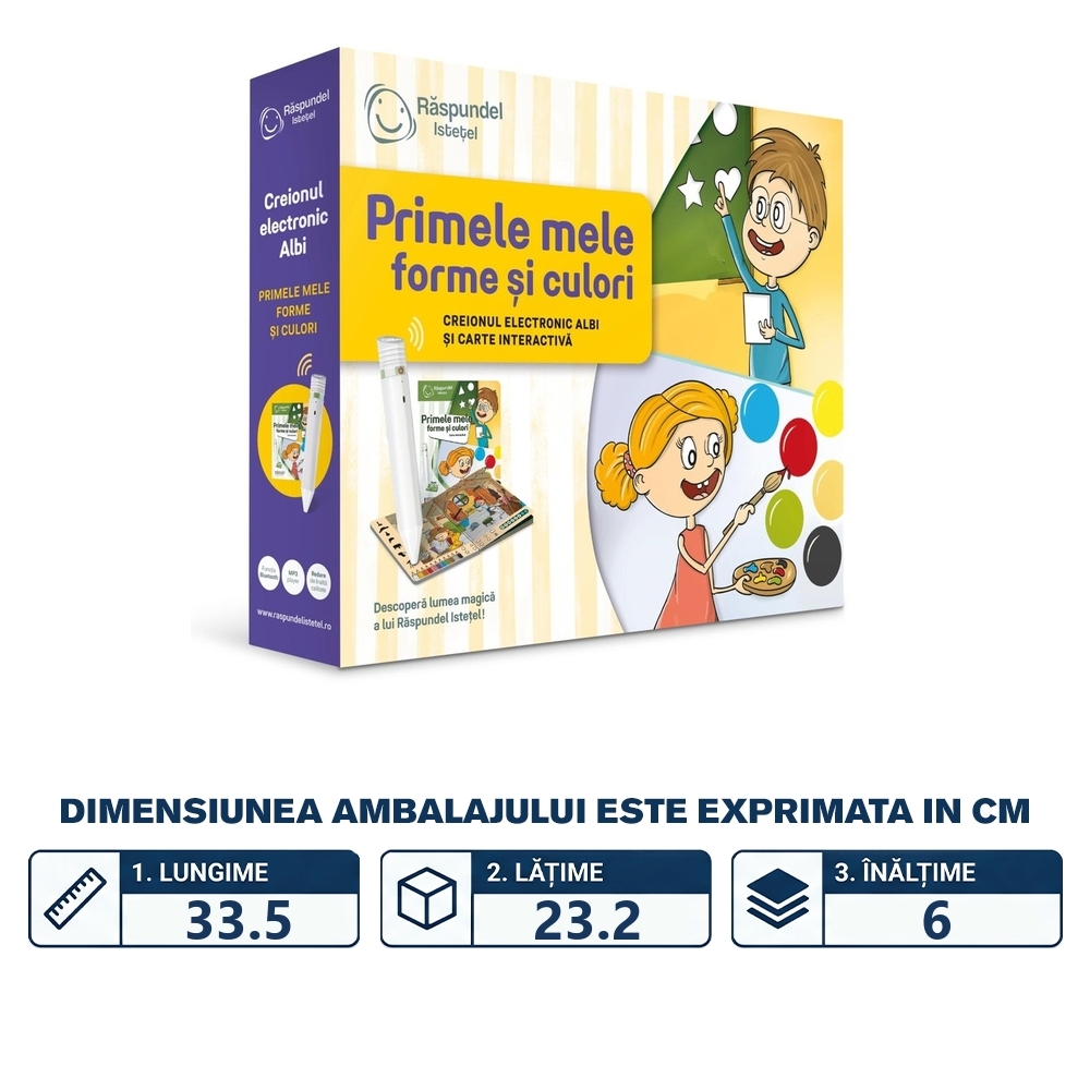 Pachet Raspundel Istetel, Creion si Carte - Primele mele forme si culori, ALBI - BLACKFIRE - imagine 2