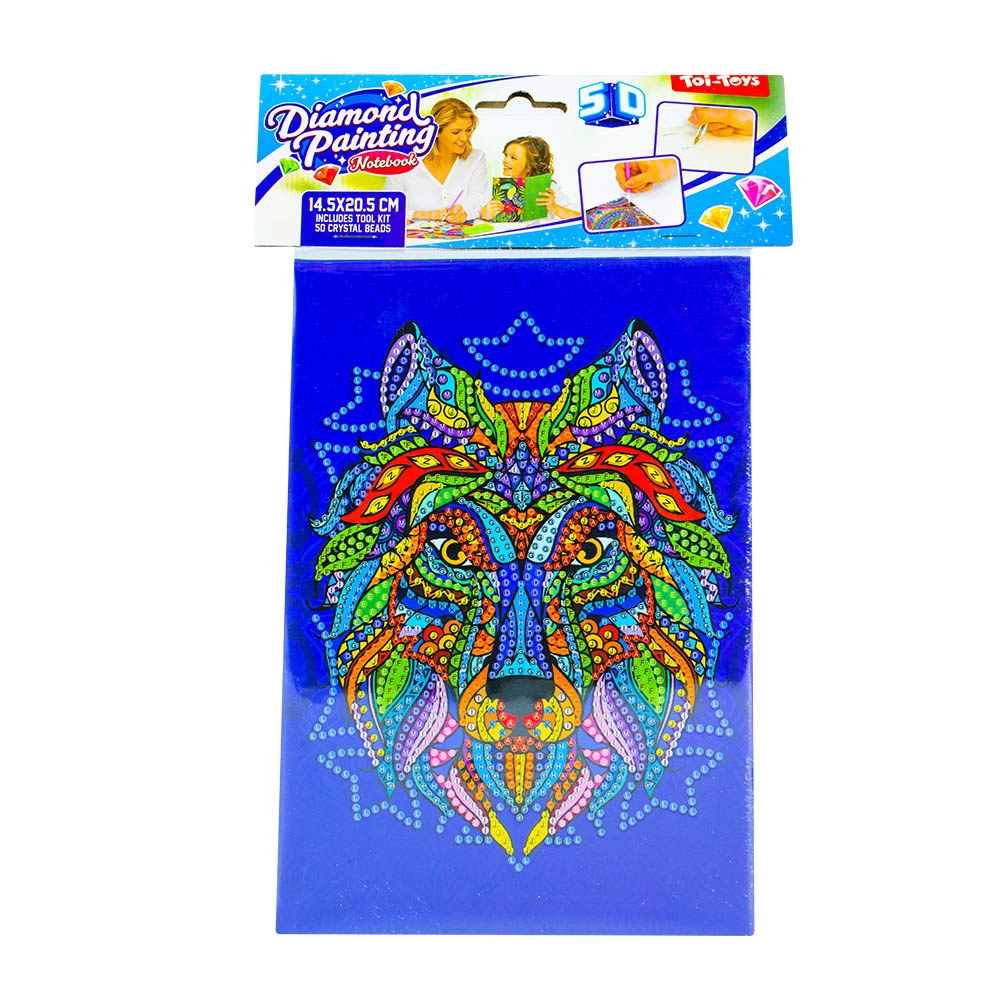 Set creatie cu diamante - Jurnal, 14.5x20.5 cm - Toi-Toys - imagine 13